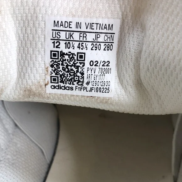 Adidas Womens Ivy Park X Super Sleek 3 Strap GY1777 Wonder White Gum - Size 12 - Picture 2 of 15